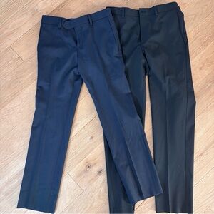 Boys dress pants. Black and Navy. Size 14